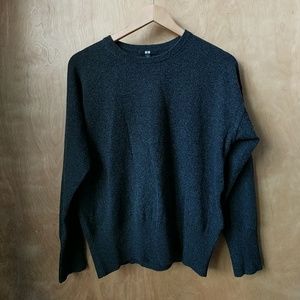 Uniqlo EUC Cashmere Grey Crewneck Sweater, Large